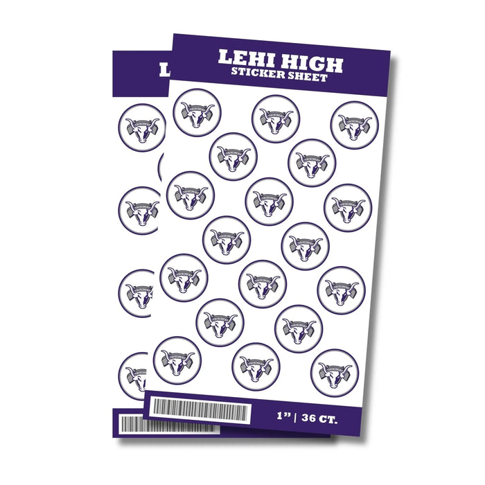 Lehi High School Sticker Seal 1" | 36 ct - Zurchers