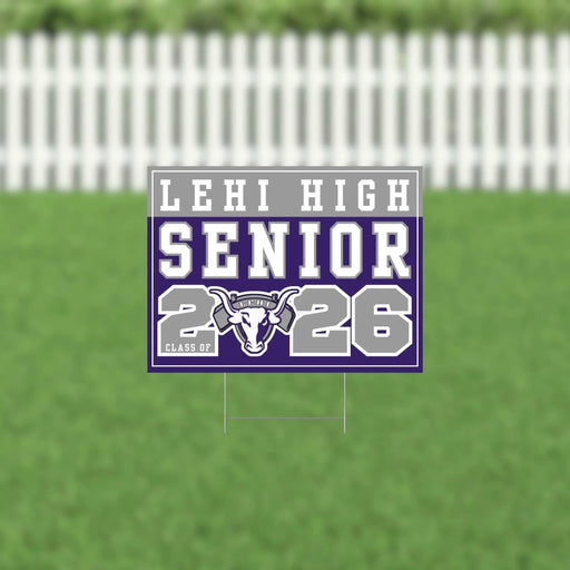 Lehi UT 2026 Senior Yard Sign | 1ct - Zurchers