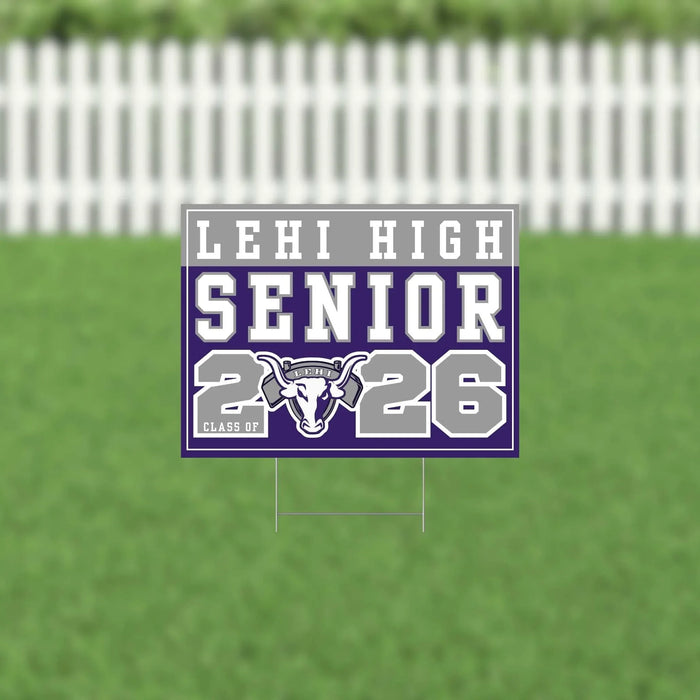 Lehi UT 2026 Senior Yard Sign | 1ct - Zurchers