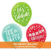 Let's Celebrate! Flat Printed Latex balloons 12" | 15ct - Zurchers