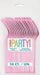 Light Pink Heavy - Duty Plastic Forks | 50ct - Zurchers