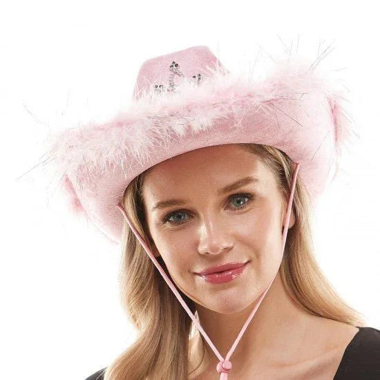 Light - up pink Cowboy hat | 1 ct - Zurchers