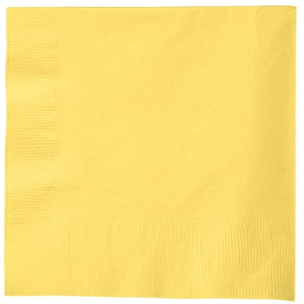 Light Yellow Lunch Napkins | 50ct - Zurchers
