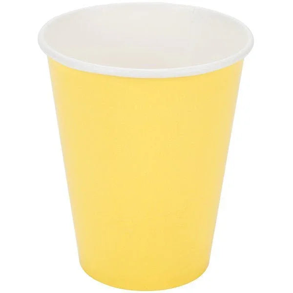 Light Yellow Paper Cups 9oz | 24ct - Zurchers