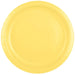 Light Yellow Round Dinner Paper Plates 10" | 24ct - Zurchers