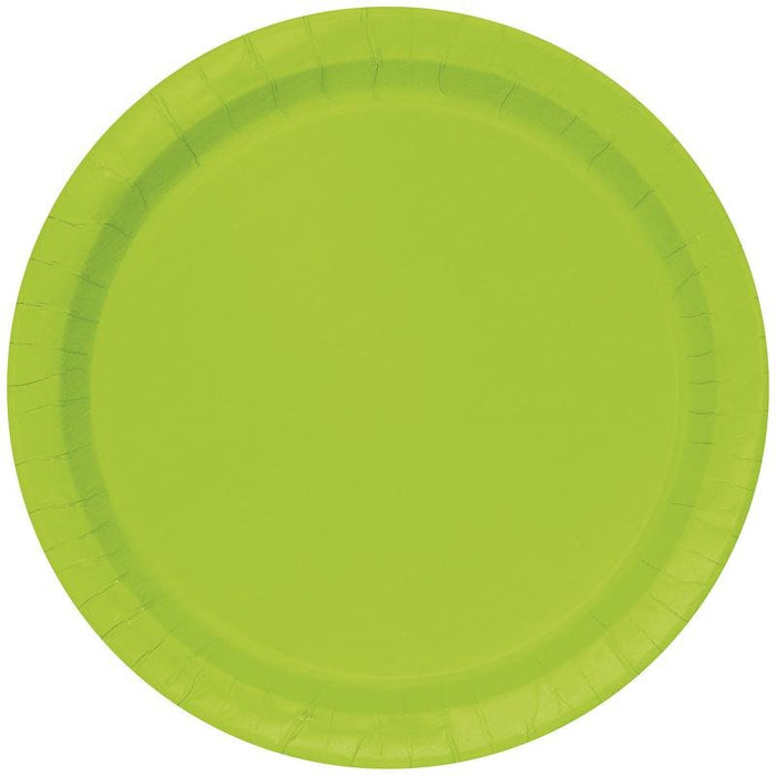 Lime Green Paper Plate | 50ct - Zurchers