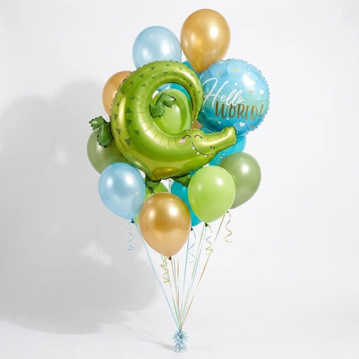Little Gator Welcome Baby Balloon Bouquet