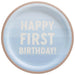 Little Mister One - derful First Birthday Round Plates, 7" | 8 ct - Zurchers