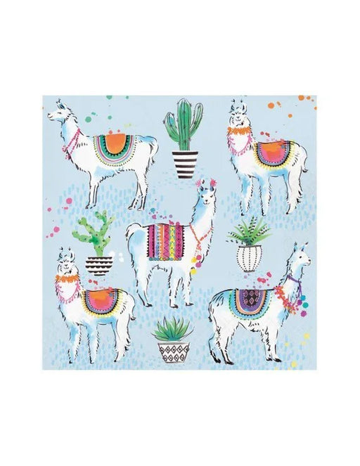 Llama Fiesta Lunch Napkins | 16ct - Zurchers