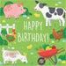 Farm Animals Happy Birthday Lunch Napkins | 16 ct - Zurchers