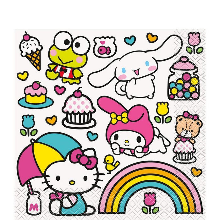 Hello Kitty And Friends Lunch Napkins | 16 ct - Zurchers