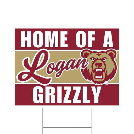 Logan High School Spirit Yard Sign 24" x 18" | 1 ct - Zurchers