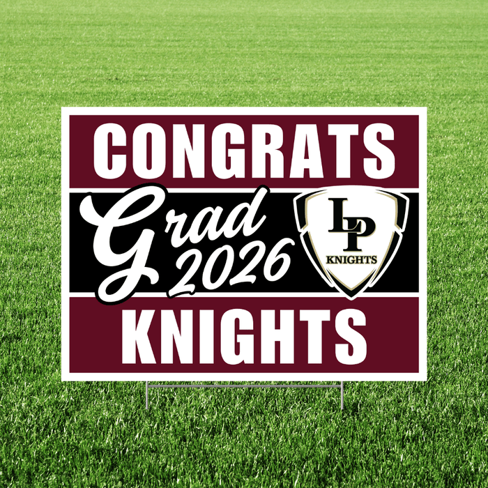 Lone Peak High School Grad Yard Sign 24" x 18" | 1 ct - Zurchers