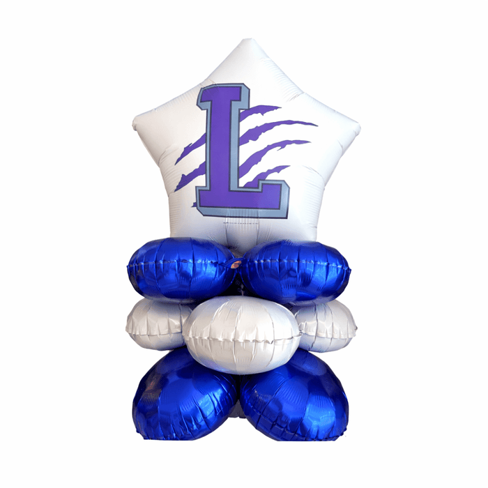 Louisburg High School Air-filled Balloon Quad 17" | 1ct