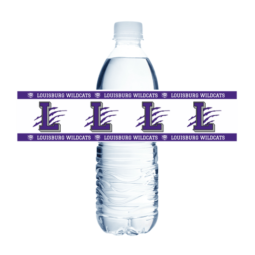 Louisburg KS Waterbottle Label 8.5x2" | 24ct