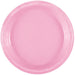 50ct 10in Plastic Plate Lovely Pink - Party Supplies