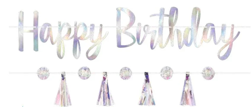 Luminous Birthday Foil Banner Kit | 1kit - Zurchers