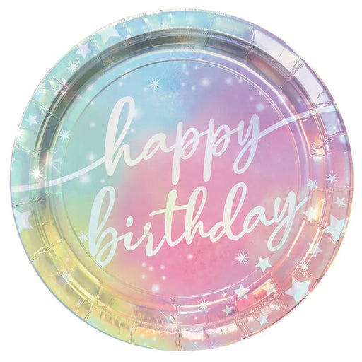 Luminous Birthday Lunch Plates 9" | 8ct - Zurchers