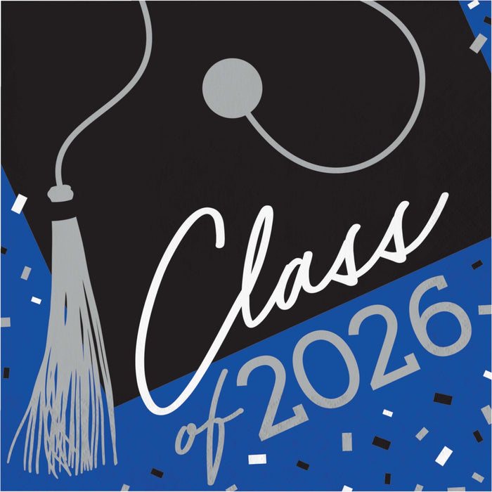 Luncheon Napkin Classic 2026 Cobalt | 36ct - Party Supplies