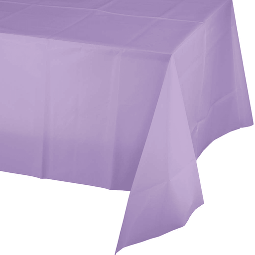 Luscious Lavender Plastic Tablecover 54x108 | 1ct
