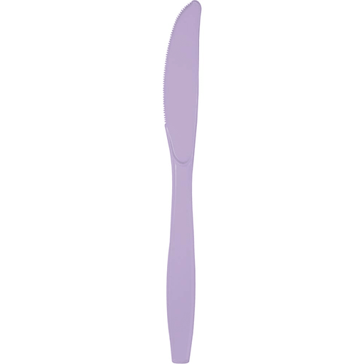 Luscious Lavender Premium Plastic Knives | 24ct