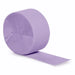 Luscious Lavender Crepe Paper Streamer 81ft | 1ct - Zurchers