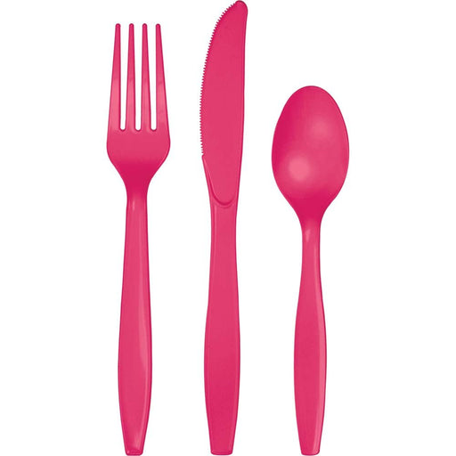 Magenta Cutlery Assortment  | 24ct