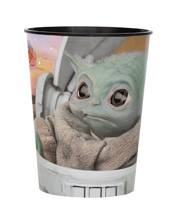 16oz Cup Plastic Mandalorian - Party Supplies
