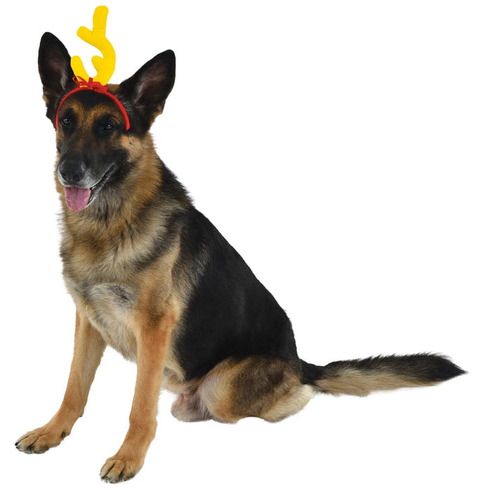 Max Reindeer Antler Pet Headband - Dr. Seuss: How The Grinch Stole Christmas XS/S | 1 ct - Zurchers
