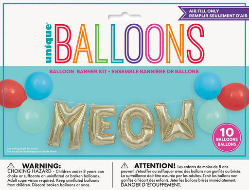 Meow Latex & Foil Letter Banner Kit | 1ct