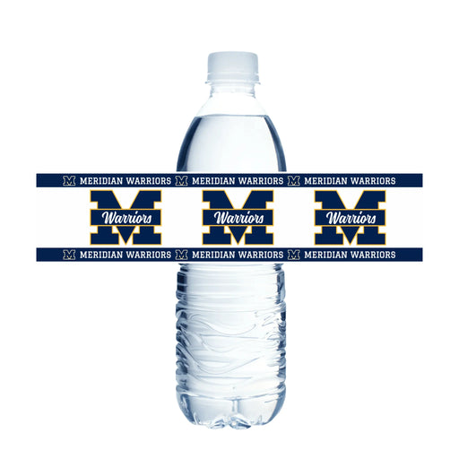 Meridian High School Water Bottle Labels | 12 ct - Zurchers