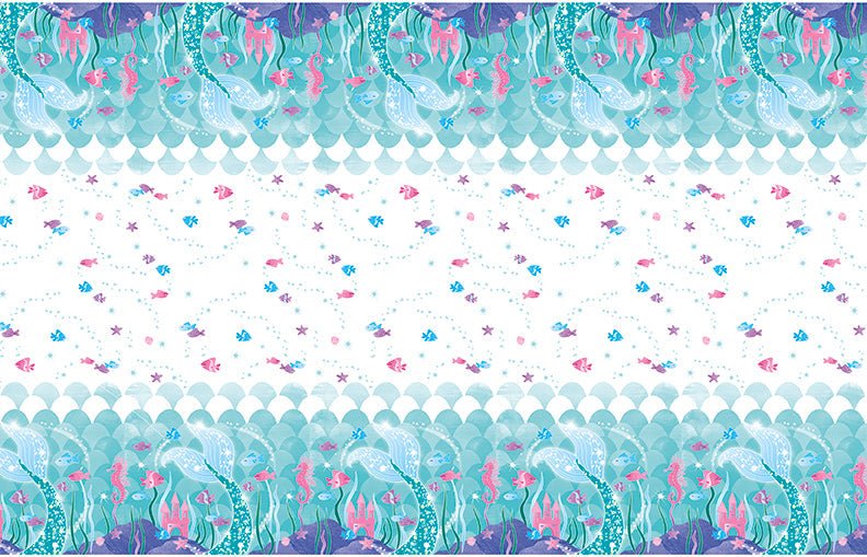 Tablecover Plastic Mermaid - Party Supplies