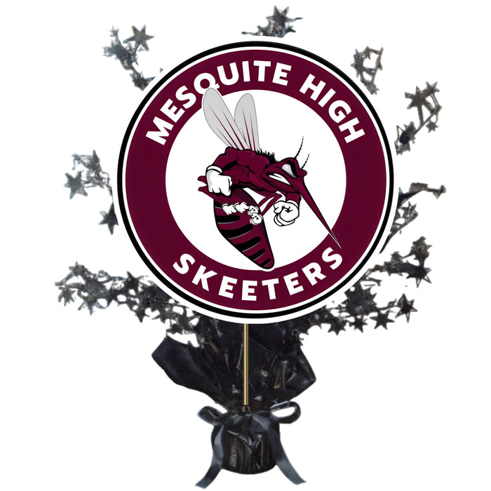 Mesquite High Skeeters logo with a mosquito graphic on a white background