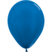 Metallic Blue Latex Balloon w/ Helium & Hi-Float Latex Balloon, 11" | 1 ct