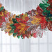 Metallic Poinsettia Accordion Foil Garland | 1ct - Zurchers