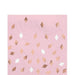 Metallic Blush Birthday Lunch Napkins 6.5in | 16ct - Zurchers