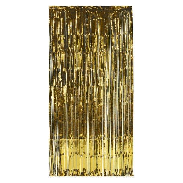 Metallic Doorway Curtain, Gold 3'x8' | 1 count - Zurchers