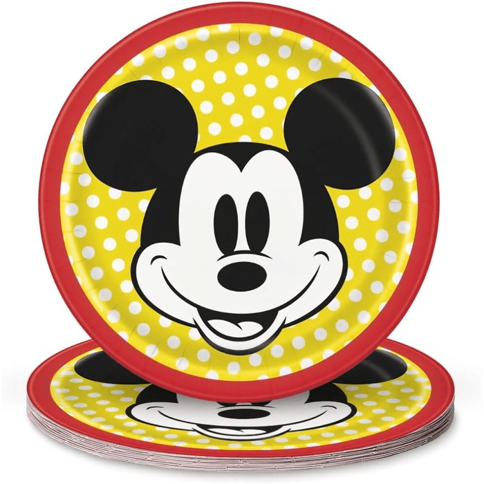 Mickey Mouse Paper Plates 7" | 8ct - Zurchers