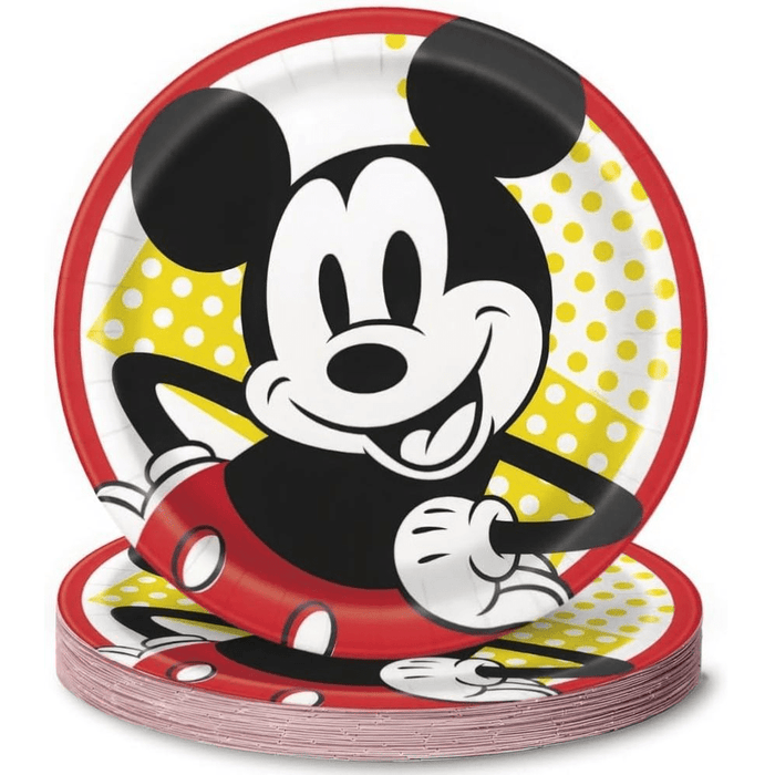Mickey Mouse Paper Plates 9" | 8ct - Zurchers