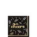 Midnight Cheer NYE Beverage Napkin, 16ct - Zurchers