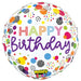 Mighty Birthday Dots Mylar Balloon, 21" | 1 ct - Zurchers