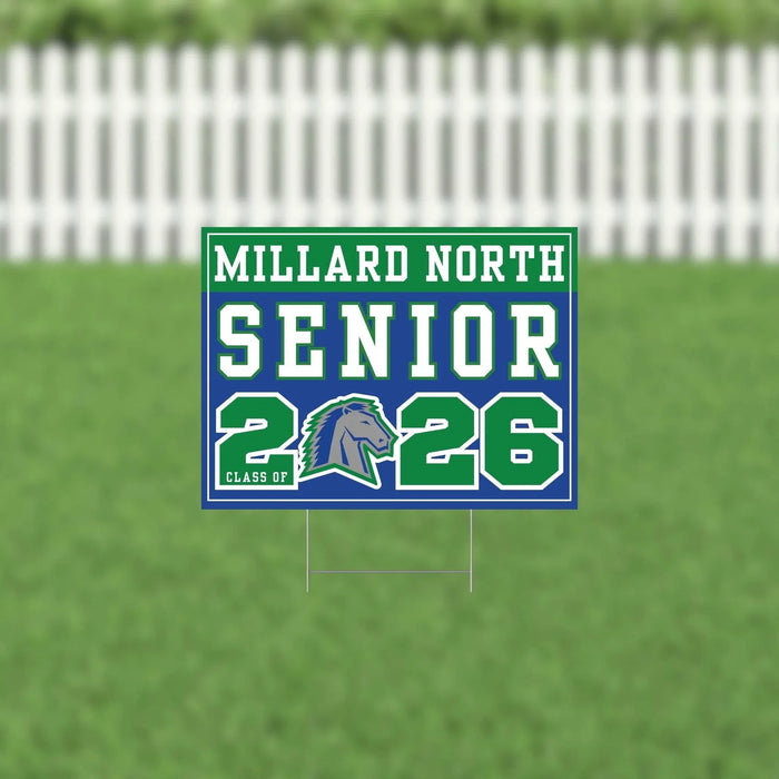Millard North NE 2026 Senior Yard Sign | 1ct - Zurchers