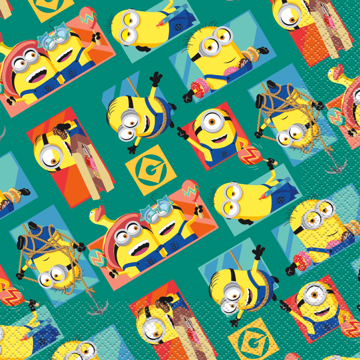 16ct Minions Lunch Napkins