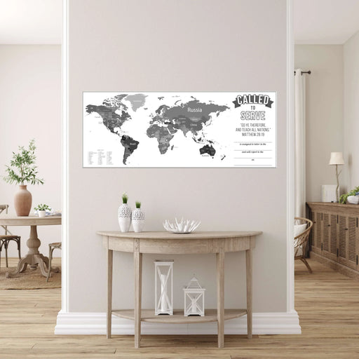 Missionary Called To Serve Deluxe Guessing Game Black and White | 1 ct - Zurchers