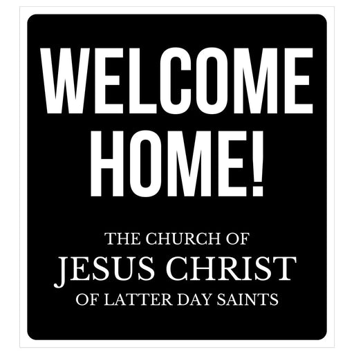 Missionary Welcome Home Banner 24"x 26" | 1 ct - Zurchers