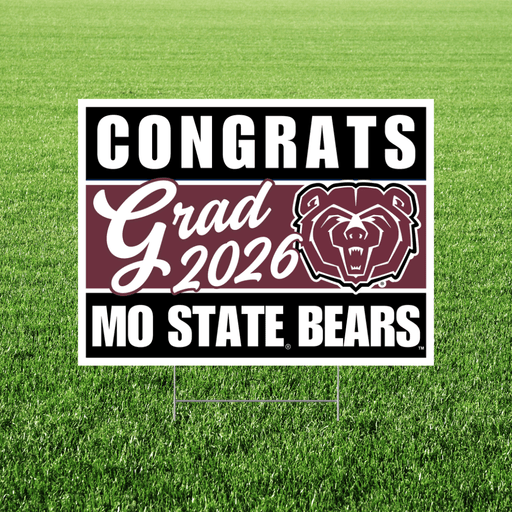 Missouri State Grad 2026 Yard Sign 18x24" | 1ct