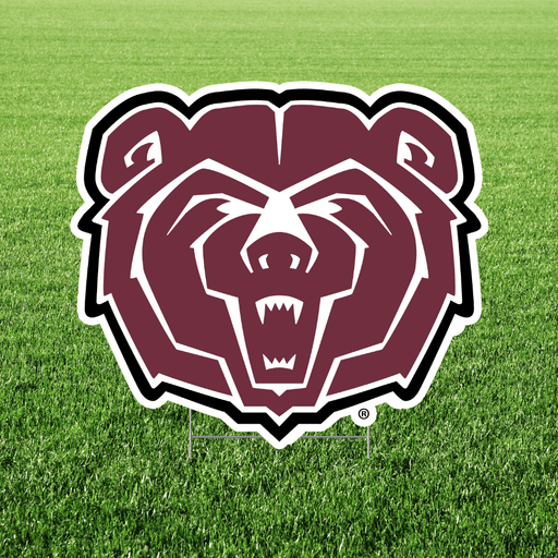 Missouri State Mascot Head Cutout Yard Sign 18x24" | 1ct