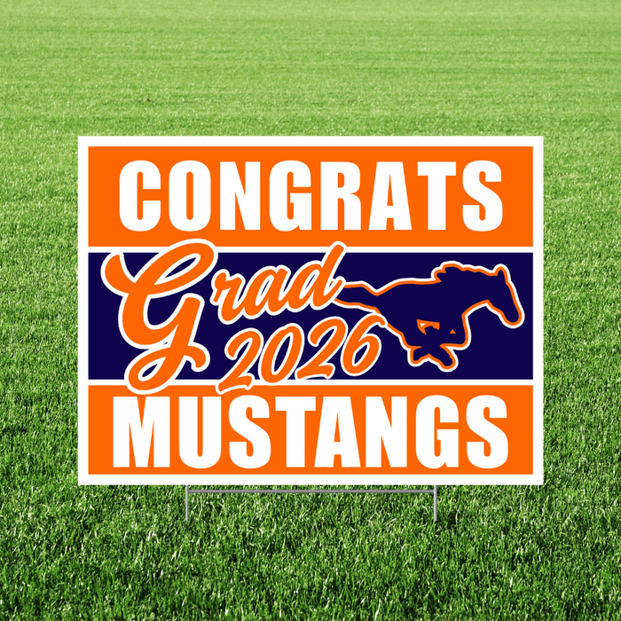 Mountain Crest High School Grad Yard Sign 24" x 18" | 1 ct - Zurchers