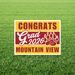 Mountain View UT High School Grad Yard Sign 24" x 18" | 1 ct - Zurchers