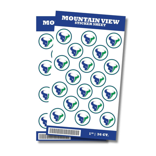 Mountain View, Idaho High School Sticker Seal 1" | 36 ct - Zurchers
